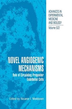 portada Novel Angiogenic Mechanisms: Role of Circulating Progenitor Endothelial Cells (en Inglés)
