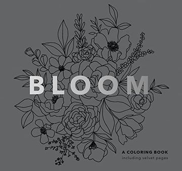 portada Bloom (Mini): Pocket-Sized 5-Minute Coloring Pages (en Inglés)