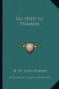 portada no need to stammer (in English)