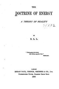 portada The Doctrine of Energy. A Theory of Reality (en Inglés)