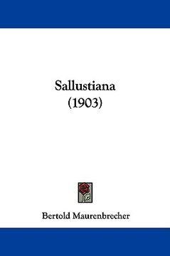 portada sallustiana (1903) (en Inglés)