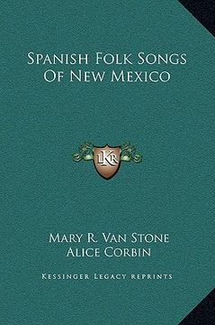 portada spanish folk songs of new mexico (in English)