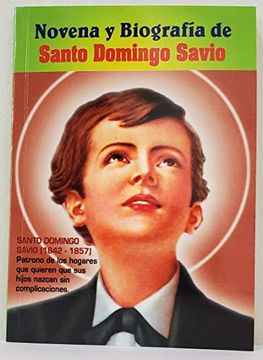 portada Novena y Biografia de Santo Domingo Savio