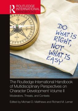 portada Routledge International Handbook of Multidisciplinary Perspectives on Character Development, Volume ii (en Inglés)