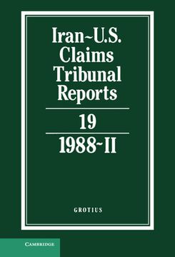 portada iran-u.s. claims tribunal reports: volume 19 (en Inglés)