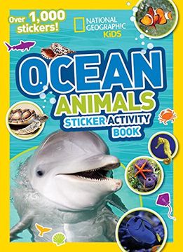 portada National Geographic Kids Ocean Animals Sticker Activity Book: Over 1,000 Stickers! (ng Sticker Activity Books) (en Inglés)