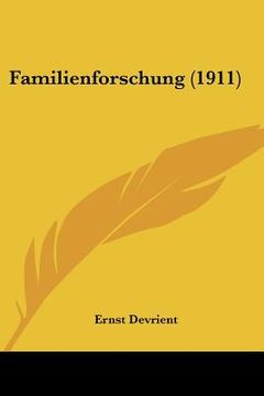 portada familienforschung (1911) (in English)