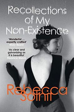 portada Recollections of my Non-Existence: Rebecca Solnit 