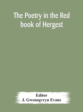portada The poetry in the Red book of Hergest (in English)