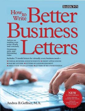 portada How to Write Better Business Letters (Barron's How to Write Better Business Letters) (en Inglés)