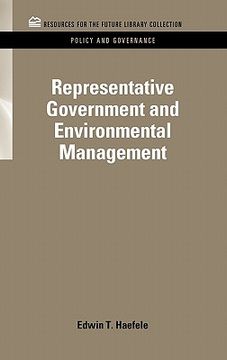 portada representative government and environmental management (in English)