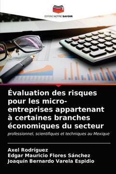 portada Évaluation des risques pour les micro-entreprises appartenant à certaines branches économiques du secteur (en Francés)
