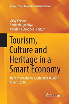 portada Tourism, Culture and Heritage in a Smart Economy: Third International Conference Iacudit, Athens 2016 (Springer Proceedings in Business and Economics) (in English)
