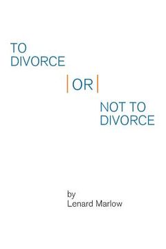 portada To Divorce or Not to Divorce (en Inglés)