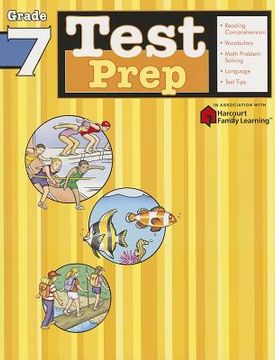 portada test prep: grade 7 (flash kids harcourt family learning) (in English)