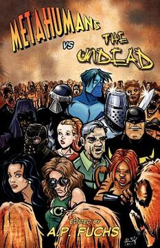 portada metahumans vs the undead: a superhero vs zombie anthology (in English)