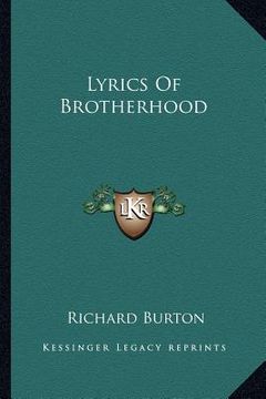 portada lyrics of brotherhood (en Inglés)