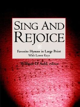 portada sing and rejoice (en Inglés)