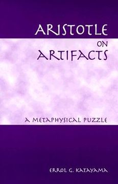 portada aristotle on artifacts: a metaphysical puzzle (en Inglés)