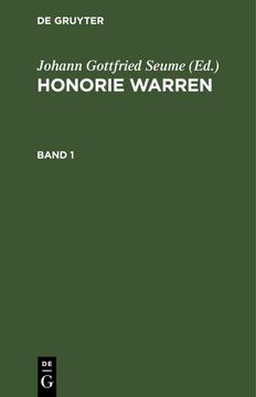 portada Honorie Warren. Band 1 