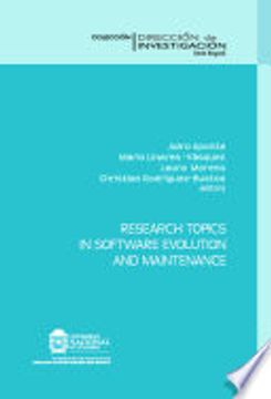 portada Research Topics In Software Evolution And Maintenance