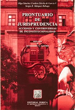 portada prontuario de jurisprudencia acciones y controversias