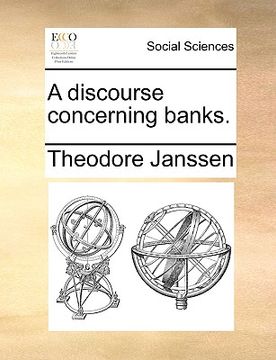 portada a discourse concerning banks. (in English)