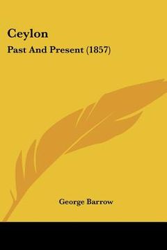 portada ceylon: past and present (1857)