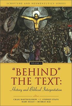 portada behind the text: history and biblical interpretation (en Inglés)