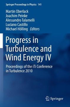 portada progress in turbulence and wind energy iv (en Inglés)
