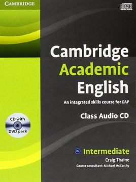 portada cambridge academic english b1+ intermediate class audio cd + dvd