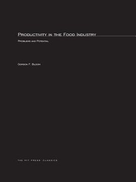 portada productivity in the food industry: problems and potential