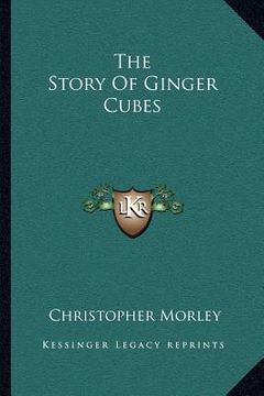 portada the story of ginger cubes (en Inglés)