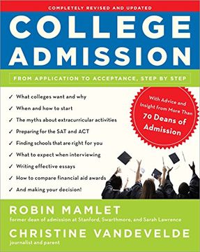 portada College Admission: From Application to Acceptance, Step by Step 