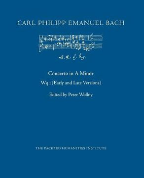 portada Concerto in A Minor, Wq 1 (en Inglés)