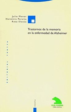 portada Trastornos de la Memoria en la Enfermedad de Alzheimer