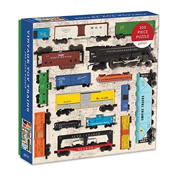 portada Puzzle: 300 Piece - Vintage toy Trains (en Inglés)