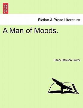 portada a man of moods. (in English)