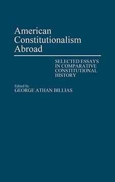 portada American Constitutionalism Abroad: Selected Essays in Comparative Constitutional History (in English)