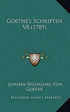 portada Goethe's Schriften V8 (1789) (en Alemán)