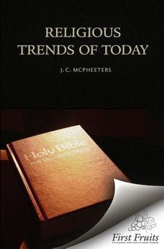 portada Religious Trends of Today (in English)