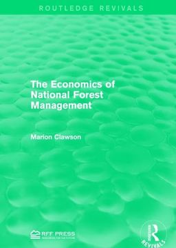 portada The Economics of National Forest Management (en Inglés)