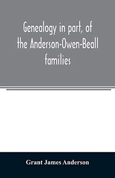 portada Genealogy in Part; Of the Anderson-Owen-Beall Families (en Inglés)