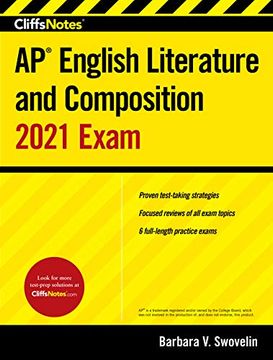 portada Cliffsnotes ap English Literature and Composition 2021 Exam (en Inglés)