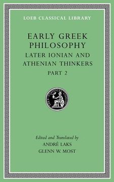 portada Early Greek Philosophy, Volume VII: Later Ionian and Athenian Thinkers, Part 2: 7 (Loeb Classical Library)