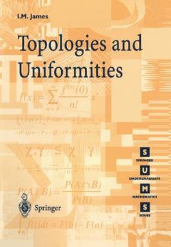 portada topologies and uniformities (en Inglés)