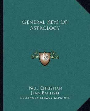 portada general keys of astrology (en Inglés)