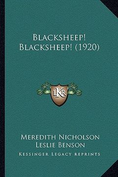 portada blacksheep! blacksheep! (1920)