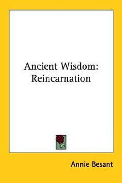 portada ancient wisdom: reincarnation (in English)