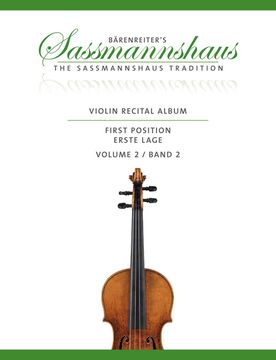 portada Sassmannshaus - Recital Album First Position Vol. 2 Para Violin y Piano o 2 Violines